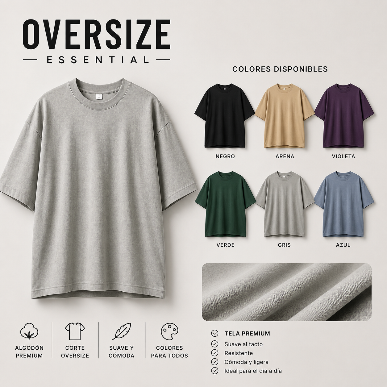 Remera Oversize Lisa